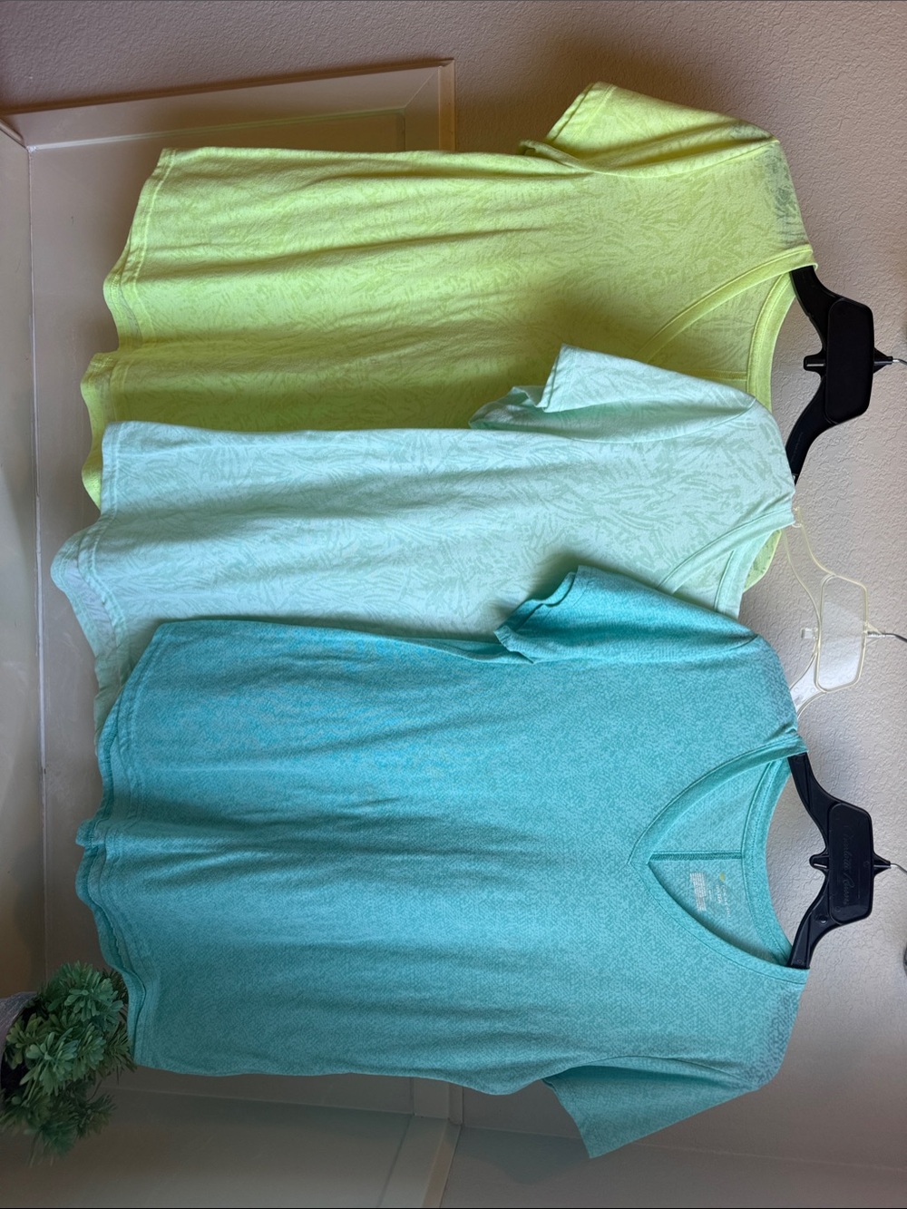 Women’s Tek Gear Lightweight V-Neck Tee - Teal, Mint, Yellow